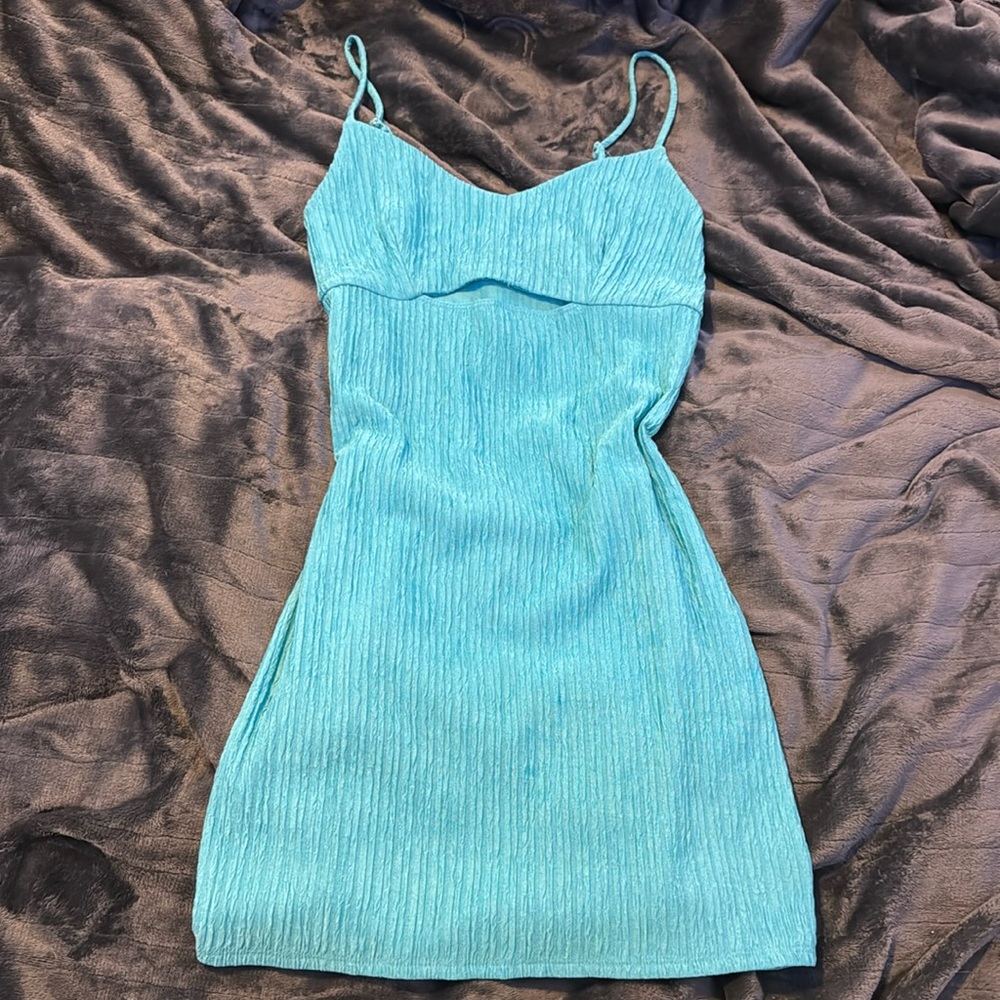 light blue mini dress NEVER WORN